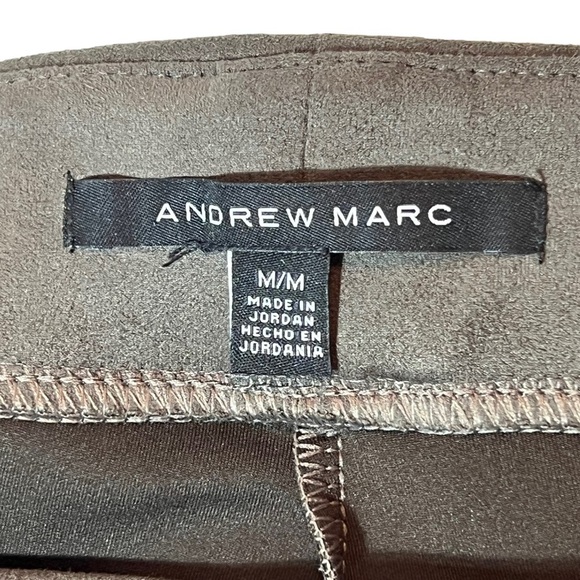 Andrew Marc Brown Faux Suede Leggings, Medium - Picture 4 of 6
